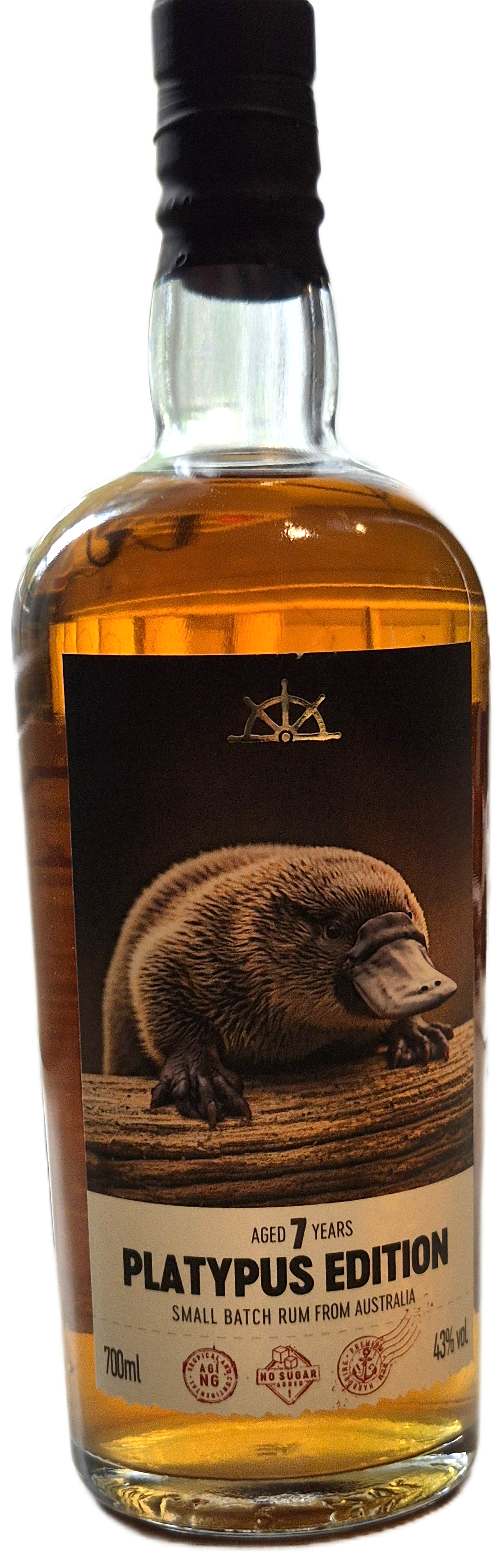Platypus 7 YO XO RUM 43% Vol., Australien