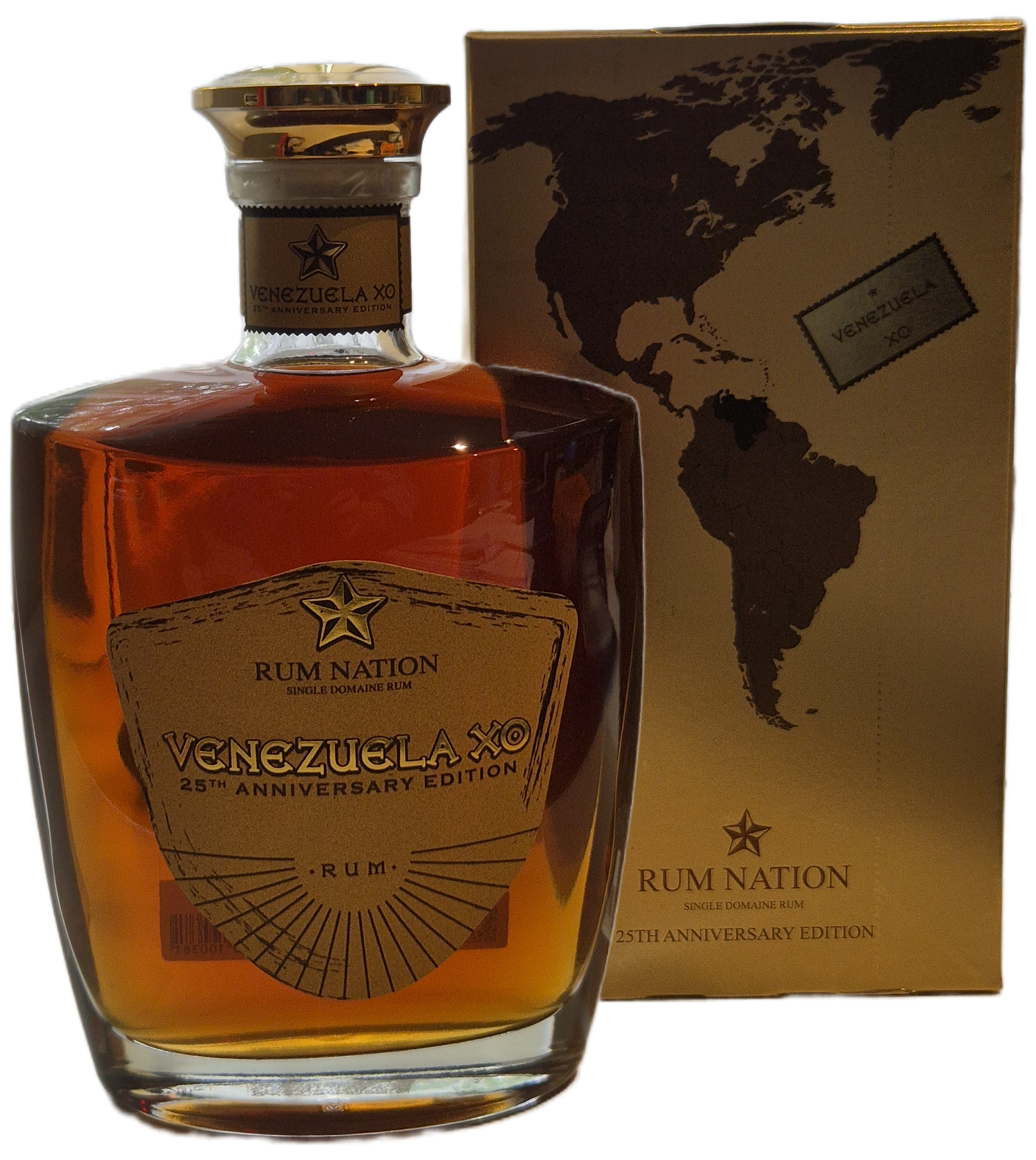 Venezuela 6 YO XO 25 Anniversary RUM 43% Vol., Rum Nation